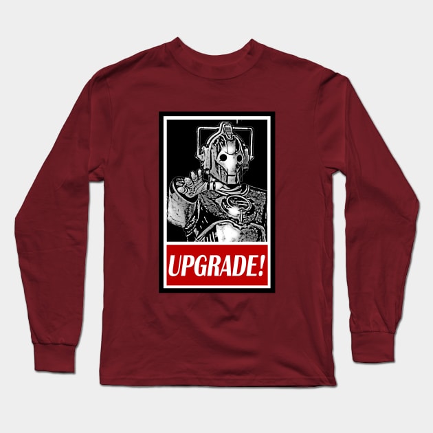 Upgrade Cyberman Long Sleeve T-Shirt by VivianDeb89